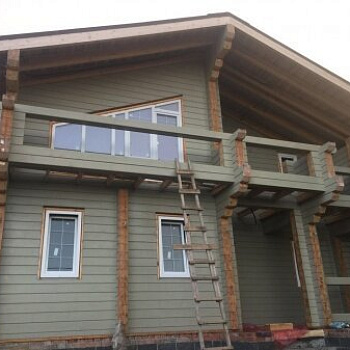 Деревянный дом из бруса. г.Казань