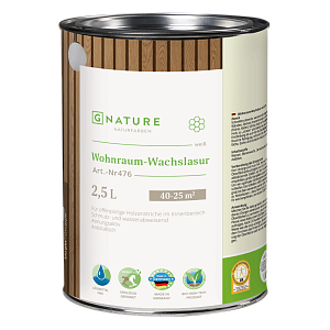 Воск-лазурь для внутренних работ, белая