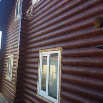 Деревянный дом из бревна. г.Казань