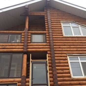 Деревянный дом из бревна, г.Казань