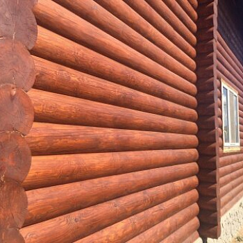 Деревянный дом из бревна. г.Казань